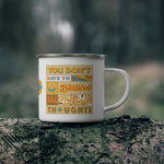 Load image into Gallery viewer, Thoughts Enamel Mug
