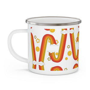 Rainbow Enamel Mug