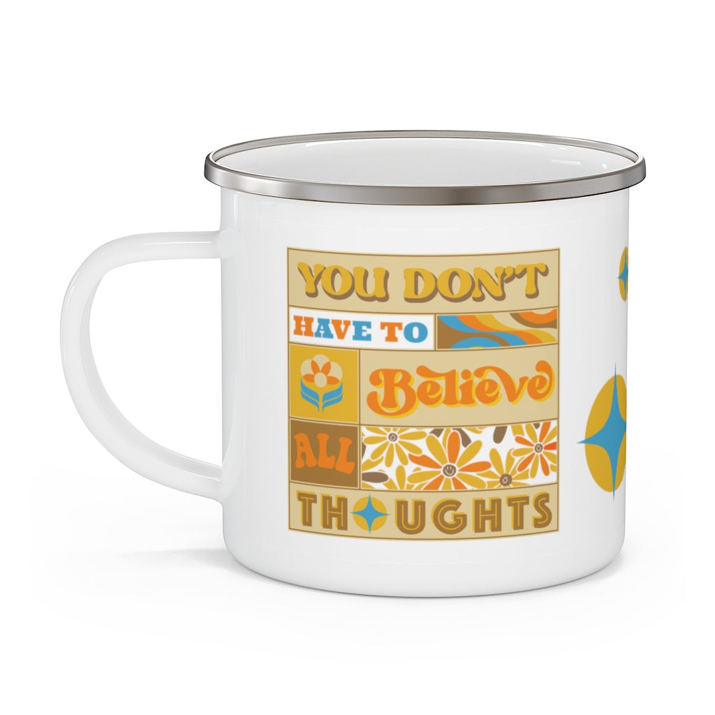 Thoughts Enamel Mug